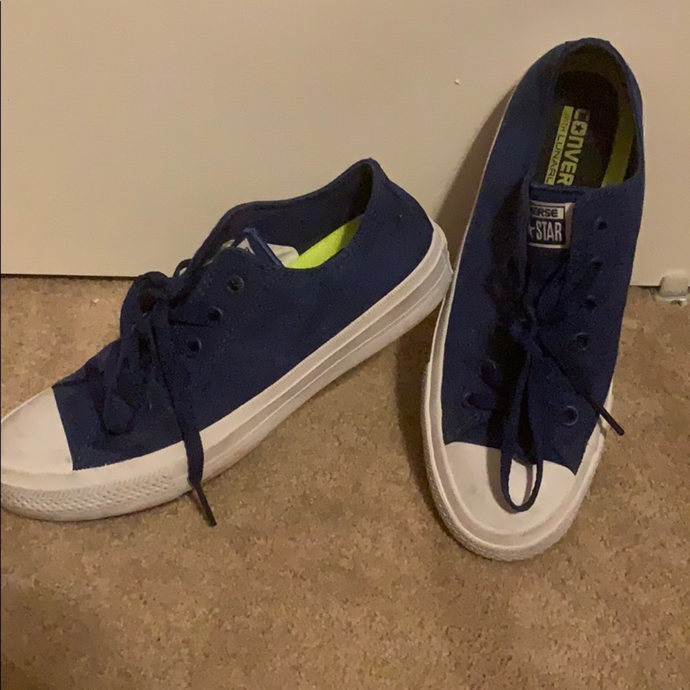 Blue converse chuck Taylor ll